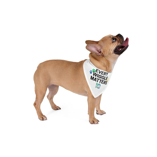 Every Wiggle Matters Pet Bandana